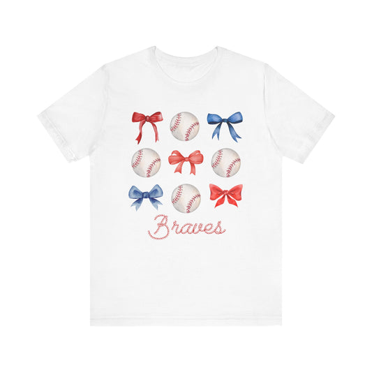 Bows and Baseball - Braves
