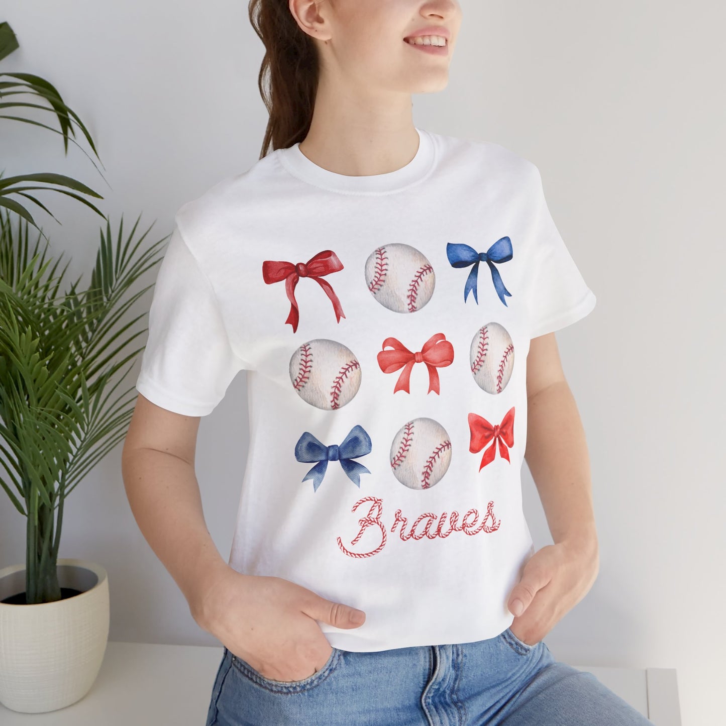 Bows and Baseball - Braves